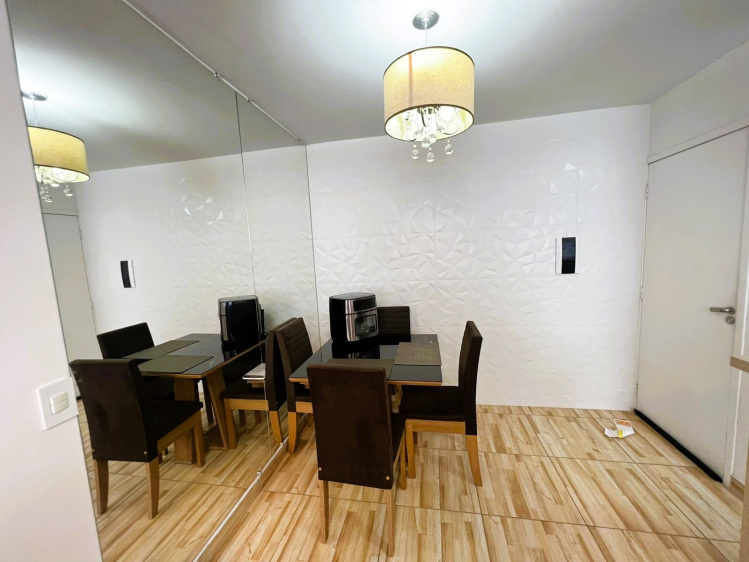 Apartamento semimobiliado